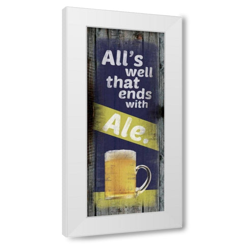 Ale White Modern Wood Framed Art Print by Gibbons, Lauren