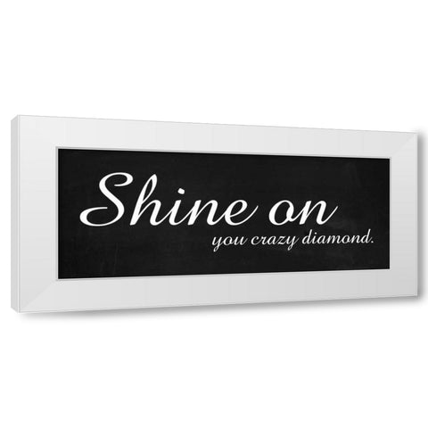 Shine On White Modern Wood Framed Art Print by Gibbons, Lauren
