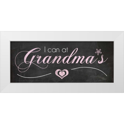 Can At Grandma White Modern Wood Framed Art Print by Gibbons, Lauren