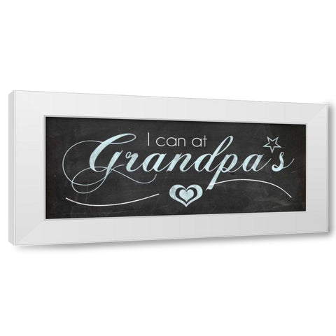 At Grandpa White Modern Wood Framed Art Print by Gibbons, Lauren
