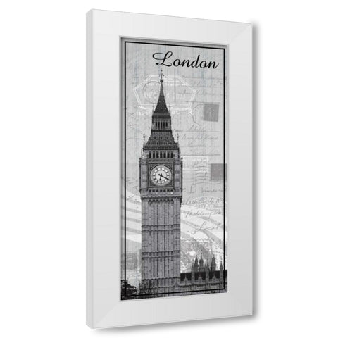 London White Modern Wood Framed Art Print by Gibbons, Lauren