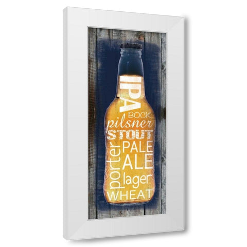 Lager White Modern Wood Framed Art Print by Gibbons, Lauren