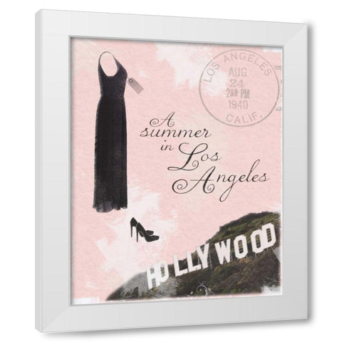 Summer LA White Modern Wood Framed Art Print by Gibbons, Lauren