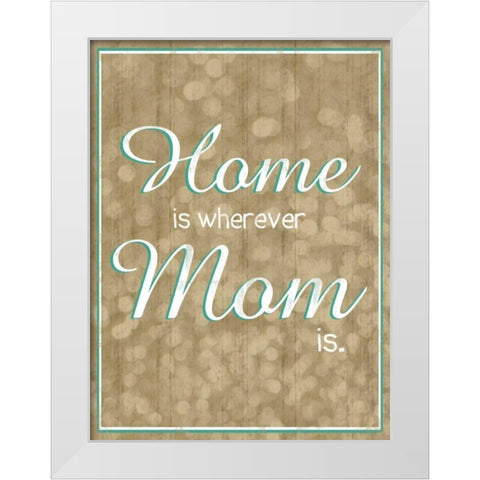 Home Bubbles White Modern Wood Framed Art Print by Gibbons, Lauren