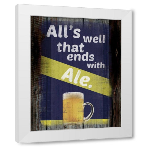 Ale White Modern Wood Framed Art Print by Gibbons, Lauren