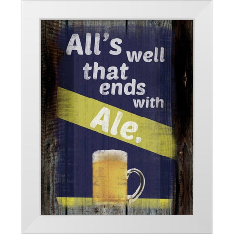 Ale White Modern Wood Framed Art Print by Gibbons, Lauren