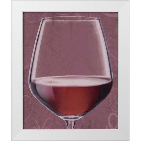 Wine 5 White Modern Wood Framed Art Print by Gibbons, Lauren