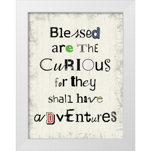 Fun 2 Adventure White Modern Wood Framed Art Print by Gibbons, Lauren