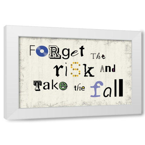 Fun Fall White Modern Wood Framed Art Print by Gibbons, Lauren