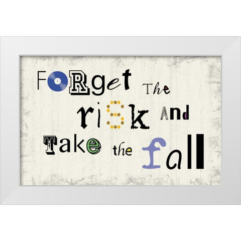 Fun Fall White Modern Wood Framed Art Print by Gibbons, Lauren