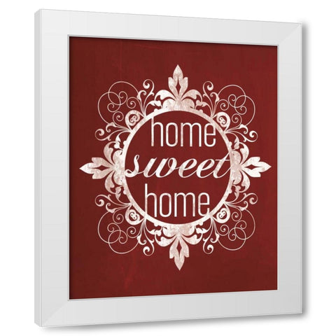 Red Chalk Home White Modern Wood Framed Art Print by Gibbons, Lauren