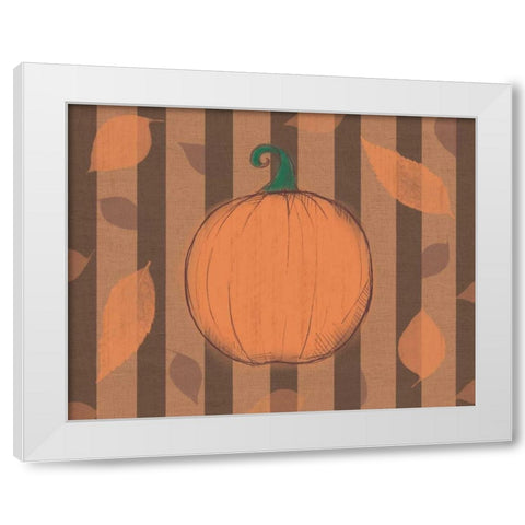 Fall White Modern Wood Framed Art Print by Gibbons, Lauren