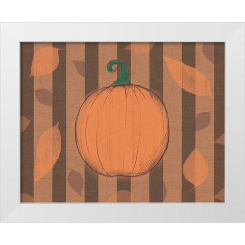 Fall White Modern Wood Framed Art Print by Gibbons, Lauren