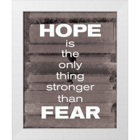 Books Hope BW White Modern Wood Framed Art Print by Gibbons, Lauren