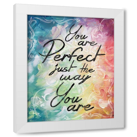 Perfect White Modern Wood Framed Art Print by Gibbons, Lauren