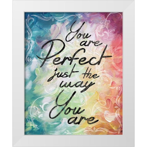 Perfect White Modern Wood Framed Art Print by Gibbons, Lauren