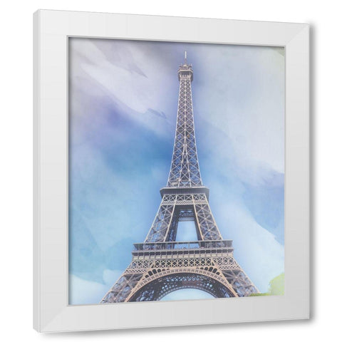 Paris 1 White Modern Wood Framed Art Print by Gibbons, Lauren