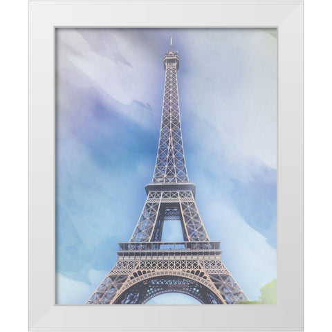Paris 1 White Modern Wood Framed Art Print by Gibbons, Lauren