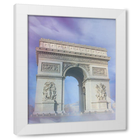 Paris 2 White Modern Wood Framed Art Print by Gibbons, Lauren