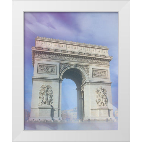 Paris 2 White Modern Wood Framed Art Print by Gibbons, Lauren