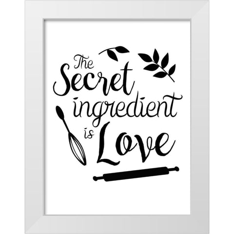 Secret Ingredient White Modern Wood Framed Art Print by Gibbons, Lauren