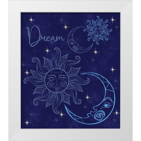 Dream White Modern Wood Framed Art Print by Gibbons, Lauren