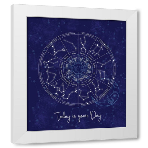 Stars B White Modern Wood Framed Art Print by Gibbons, Lauren