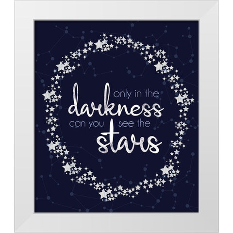 Stars 2 White Modern Wood Framed Art Print by Gibbons, Lauren