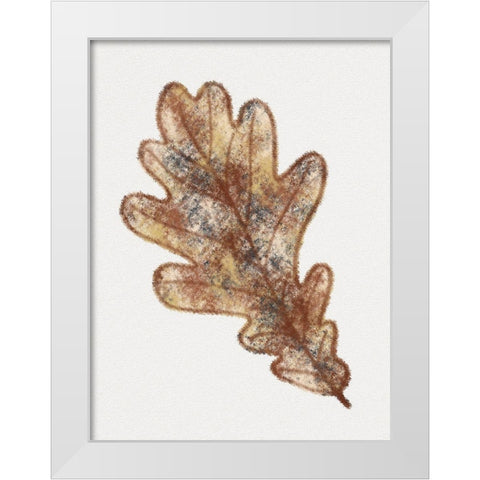 Watercolor Leaf 2 White Modern Wood Framed Art Print by Gibbons, Lauren