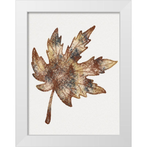 Watercolor Leaf 4 White Modern Wood Framed Art Print by Gibbons, Lauren