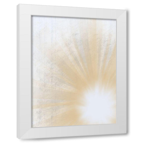 Sun Right White Modern Wood Framed Art Print by Gibbons, Lauren