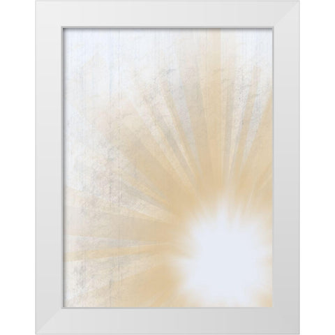 Sun Right White Modern Wood Framed Art Print by Gibbons, Lauren