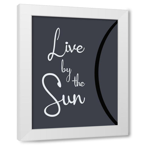 Sun Living White Modern Wood Framed Art Print by Gibbons, Lauren