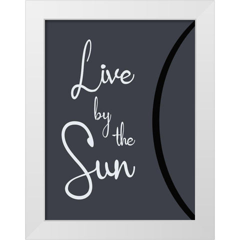 Sun Living White Modern Wood Framed Art Print by Gibbons, Lauren