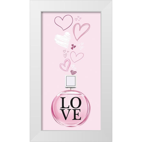 Perfume White Modern Wood Framed Art Print by Gibbons, Lauren