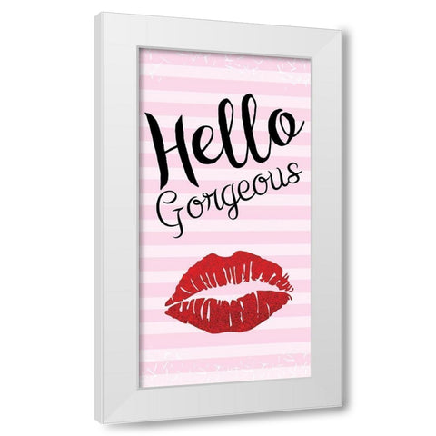 Glamour Gorgeous White Modern Wood Framed Art Print by Gibbons, Lauren