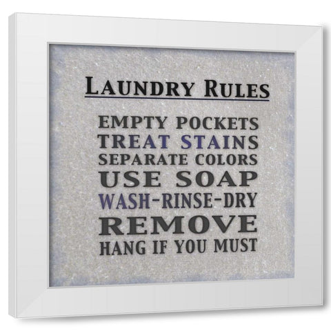 Gray Rukes White Modern Wood Framed Art Print by Gibbons, Lauren