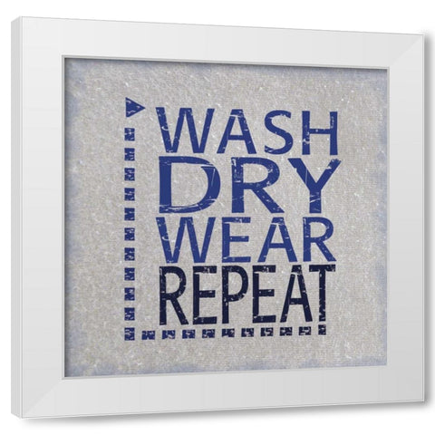 Gray Wash White Modern Wood Framed Art Print by Gibbons, Lauren