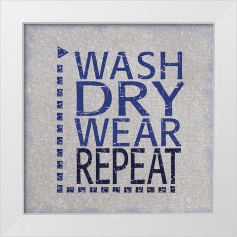 Gray Wash White Modern Wood Framed Art Print by Gibbons, Lauren