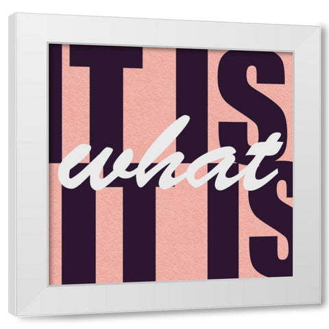 It Is White Modern Wood Framed Art Print by Gibbons, Lauren