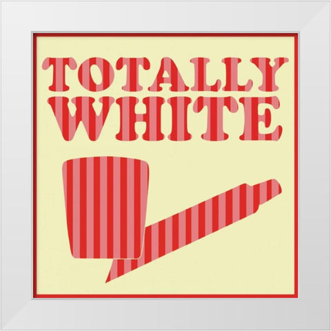 Totally White White Modern Wood Framed Art Print by Gibbons, Lauren
