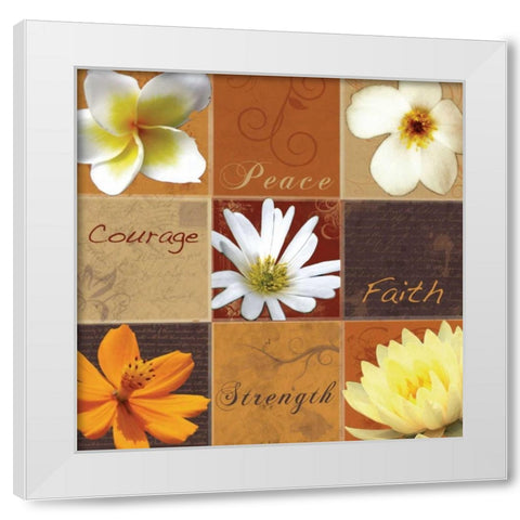 9 Box Browns 2 White Modern Wood Framed Art Print by Gibbons, Lauren