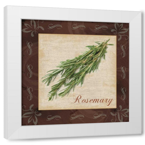 Rosemary White Modern Wood Framed Art Print by Gibbons, Lauren