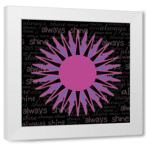 Sun B White Modern Wood Framed Art Print by Gibbons, Lauren