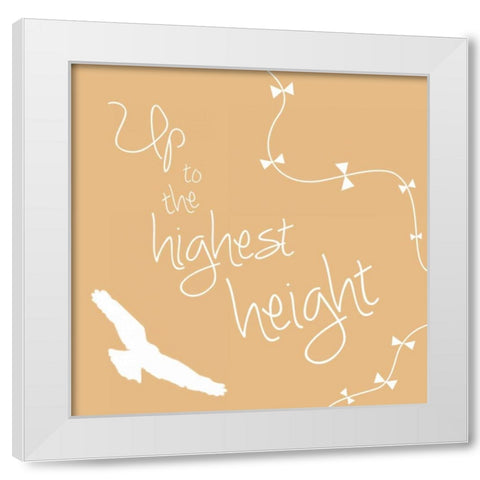 Highest Height White Modern Wood Framed Art Print by Gibbons, Lauren