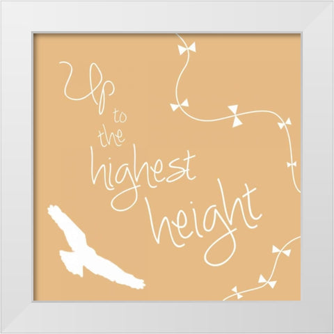 Highest Height White Modern Wood Framed Art Print by Gibbons, Lauren