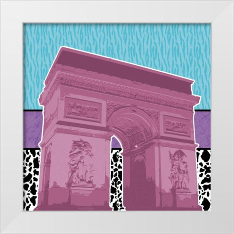 Highlighter Triomphe White Modern Wood Framed Art Print by Gibbons, Lauren