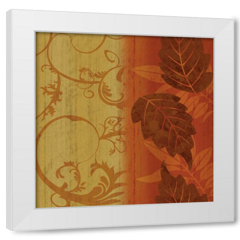 Floral 1 White Modern Wood Framed Art Print by Gibbons, Lauren