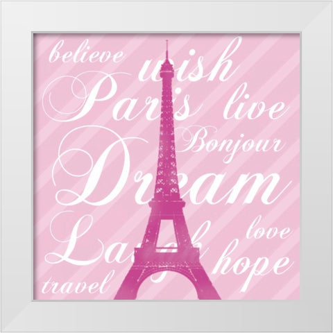 Paris Dream 5 White Modern Wood Framed Art Print by Gibbons, Lauren