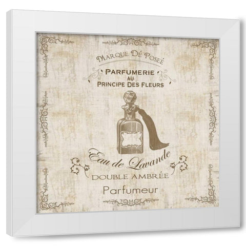 Parchment Bath Atomizer White Modern Wood Framed Art Print by Gibbons, Lauren